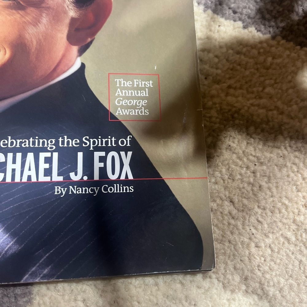 George Magazine OCTOBER 2000 10/00 MICHAEL J. FOX rare 5th Anniversary Edition - Picture 2 of 8